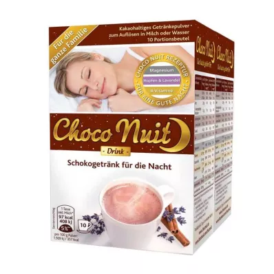 CHOCO NUIT Gute-Nacht-Schokogetränk Pulver, 20 St