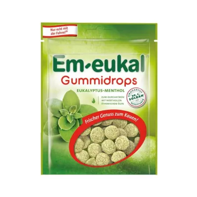 EM-EUKAL Gummidrops Eukalyptus-Menthol zuckerhalt., 90 g