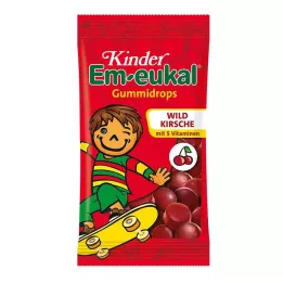 EM-EUKAL Kinder Gummidrops Wildkirsche zuckerhalt., 75 g
