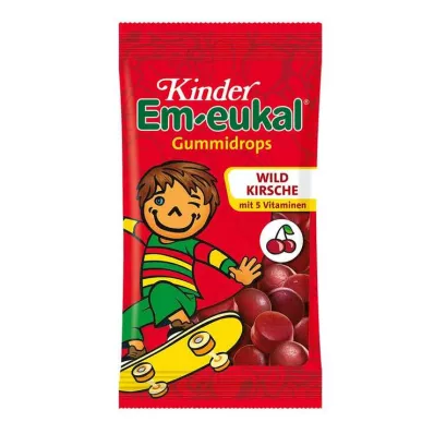 EM-EUKAL Kinder Gummidrops Wildkirsche zuckerhalt., 75 g EM-EUKAL Kinder Gummidrops Wildkirsche zuckerhalt., 75 g