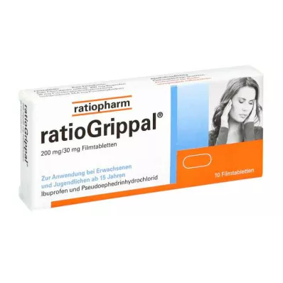 Ratiogrippal 200 mg/30 mg Filmtabletten (10 stk)