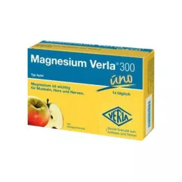 MAGNESIUM VERLA 300 Apfel Granulat, 50 St