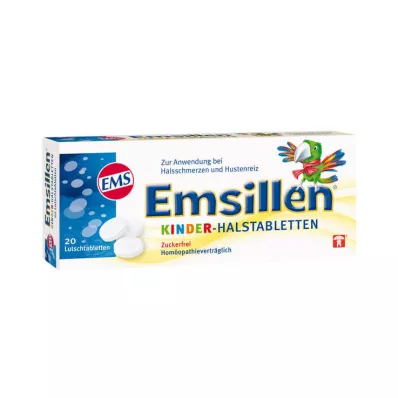 EMSILLEN Kinder Halstabletten Vanille, 20 St