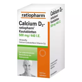 CALCIUM D3-ratiopharm Kautabletten, 100 St