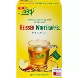 APODAY heißer Winterapfel Vitamin C Pulver, 10X10 g