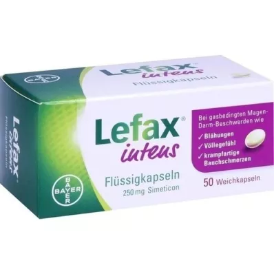 LEFAX intens Flüssigkapseln 250 mg Simeticon, 50 St