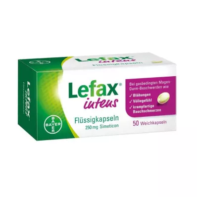 LEFAX intens Flüssigkapseln 250 mg Simeticon, 50 St