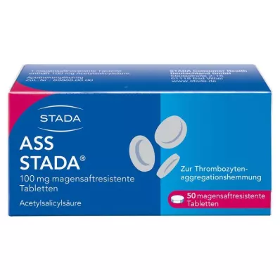 ASS STADA 100 mg magensaftresistente Tabletten, 50 St ASS STADA 100 mg magensaftresistente Tabletten, 50 St