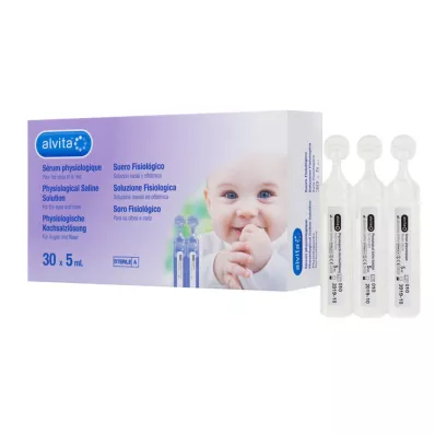 ALVITA physiologische Kochsalzlösung Ampullen, 30X5 ml