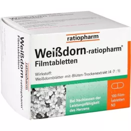 WEISSDORN-RATIOPHARM Filmtabletten, 100 St