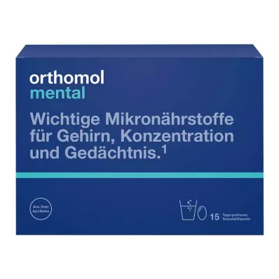 Orthomol Mental Granulat / Kapseln 15 Tagesportionen, 1 P