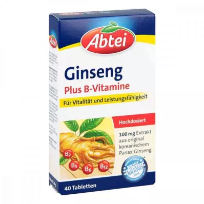 ABTEI Ginseng Plus B-Vitamine Tabletten, 40 St