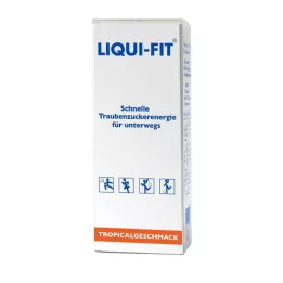 LIQUI FIT flüssige Zuckerlösung Tropical Beutel, 12 St