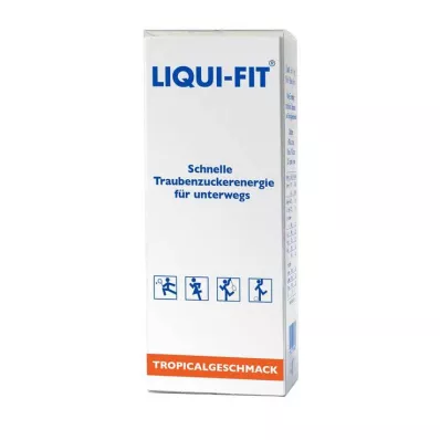 LIQUI FIT flüssige Zuckerlösung Tropical Beutel, 12 St