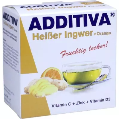 ADDITIVA heißer Ingwer+Orange Pulver, 120 g