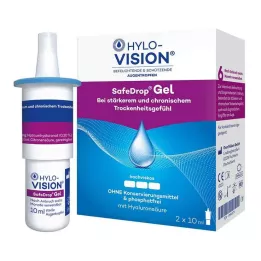 HYLO-VISION SafeDrop Gel Augentropfen, 2X10 ml