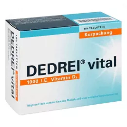 DEDREI vital Tabletten Kurpackung, 180 St