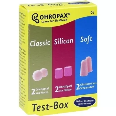 OHROPAX Test-Box 3 Sorten Ohrstöpsel, 3X2 St