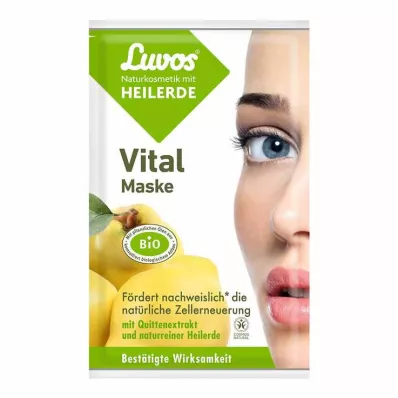 Luvos Naturkosmetik Heilerde Vital Maske, 2X7.5 ml
