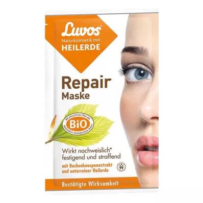 Luvos Naturkosmetik Heilerde Repair Maske, 2X7.5 ml