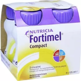 FORTIMEL Compact 2.4 Aprikosengeschmack, 4X125 ml