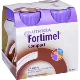FORTIMEL Compact 2.4 Schokoladengeschmack, 4X125 ml