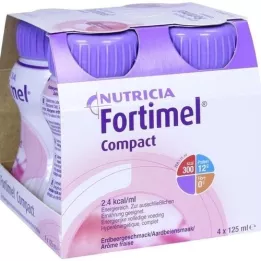FORTIMEL Compact 2.4 Erdbeergeschmack, 4X125 ml