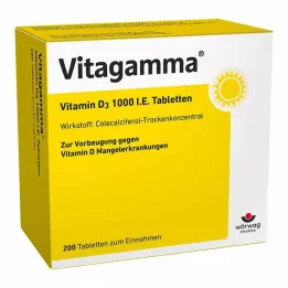 VITAGAMMA Vitamin D3 1.000 I.E. Tabletten, 200 St