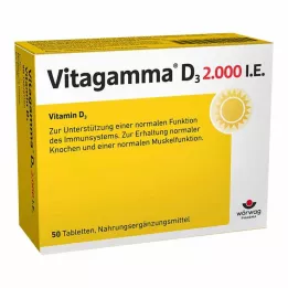 VITAGAMMA D3 2.000 I.E. Vitamin D3 NEM Tabletten, 50 St