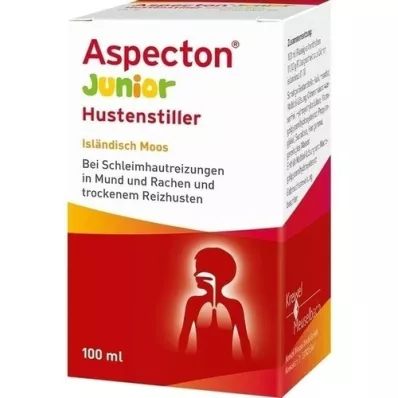 ASPECTON Junior Hustenstiller Isländisch Moos Saft, 100 ml