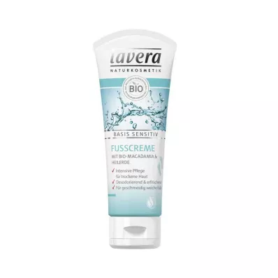 Lavera Basis Sensitiv Fußcreme, 75 ml Lavera Basis Sensitiv Fußcreme, 75 ml