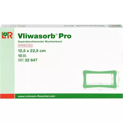 VLIWASORB Pro superabsorb.Komp.steril 12,5x22,5 cm, 10 St