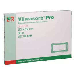 VLIWASORB Pro superabsorb.Komp.steril 22x32 cm, 10 St