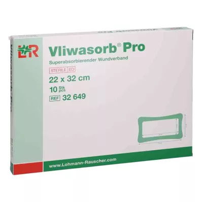 VLIWASORB Pro superabsorb.Komp.steril 22x32 cm, 10 St