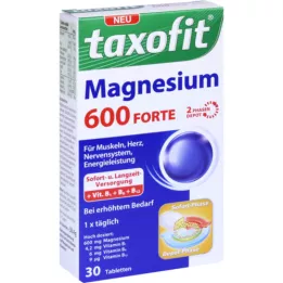 TAXOFIT Magnesium 600 FORTE Depot Tabletten, 30 St