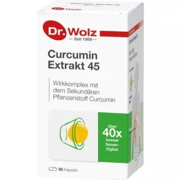 CURCUMIN EXTRAKT 45 Dr.Wolz Kapseln, 90 St