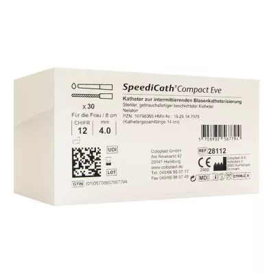 Speedicath Compact Eve Katheter CH 12, 30 St