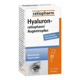 HYALURON-RATIOPHARM Augentropfen, 2X10 ml