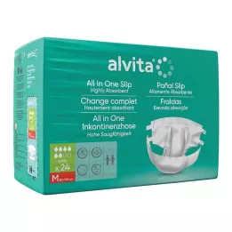 ALVITA All-in-One Inkontinenzhose super medium Tag, 24 St