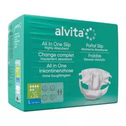 ALVITA All-in-One Inkontinenzhose super large Tag, 24 St