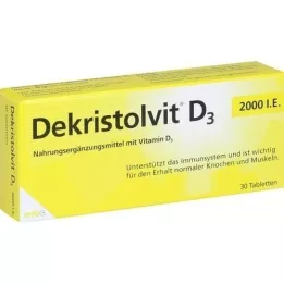 DEKRISTOLVIT D3 2.000 I.E. Tabletten, 30 St