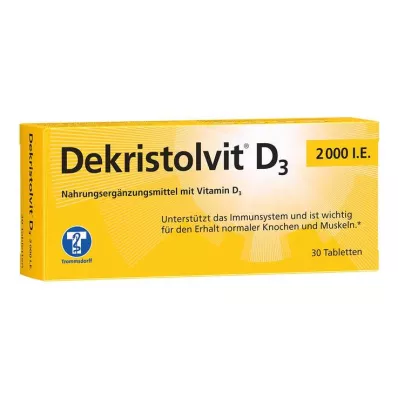 DEKRISTOLVIT D3 2.000 I.E. Tabletten, 30 St