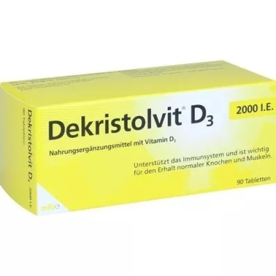 DEKRISTOLVIT D3 2.000 I.E. Tabletten, 90 St