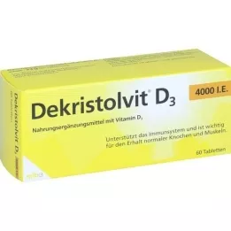 DEKRISTOLVIT D3 4.000 I.E. Tabletten, 60 St