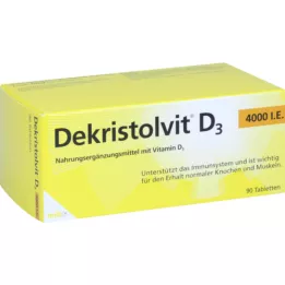 DEKRISTOLVIT D3 4.000 I.E. Tabletten, 90 St