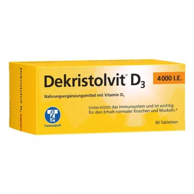 DEKRISTOLVIT D3 4.000 I.E. Tabletten, 90 St DEKRISTOLVIT D3 4.000 I.E. Tabletten, 90 St