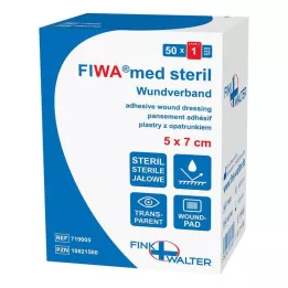 WUNDVERBAND steril 5x7 cm transparent, 50 St