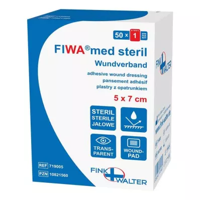 WUNDVERBAND steril 5x7 cm transparent, 50 St WUNDVERBAND steril 5x7 cm transparent, 50 St