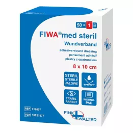 WUNDVERBAND steril 8x10 cm transparent, 50 St