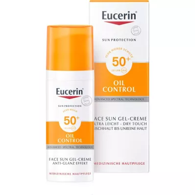 EUCERIN Sun Gel-Creme Oil Contr.Anti-Gl.Eff.LSF50+, 50 ml